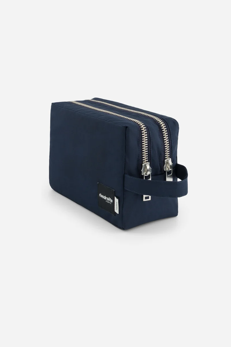 Charonne la trousse de toilette - Polyester recyclé Bleu Marine