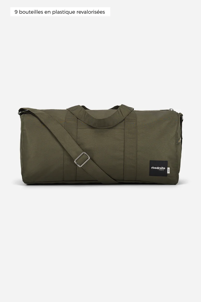 Servan le sac de voyage - Polyester recyclé Vert Kaki