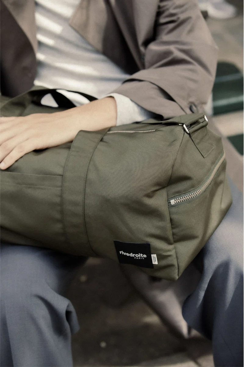 Servan le sac de voyage - Polyester recyclé Vert Kaki