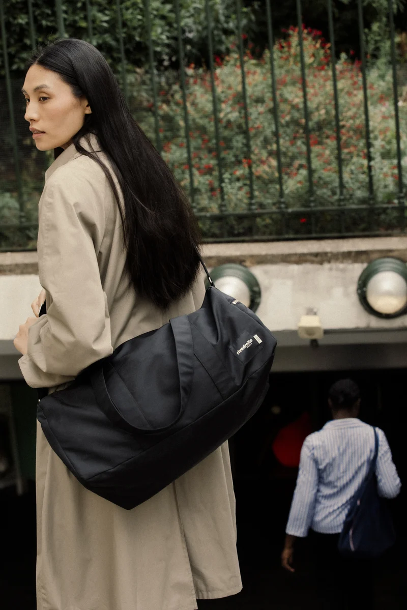 Servan le sac de voyage - Polyester recyclé Noir