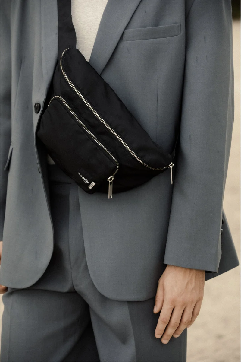 Joly XL le sac banane - Polyester recyclé Noir
