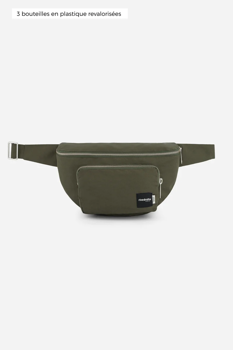 Joly XL le sac banane - Polyester recyclé Vert Kaki