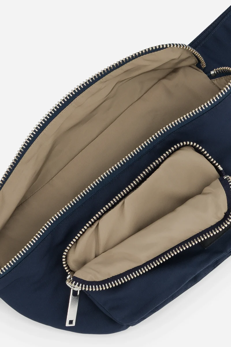 Joly le sac banane - Polyester recyclé Bleu Marine
