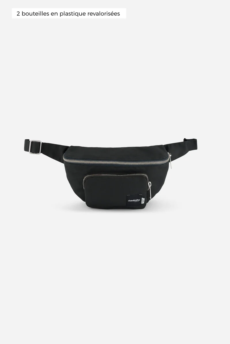 Joly le sac banane - Polyester recyclé Noir