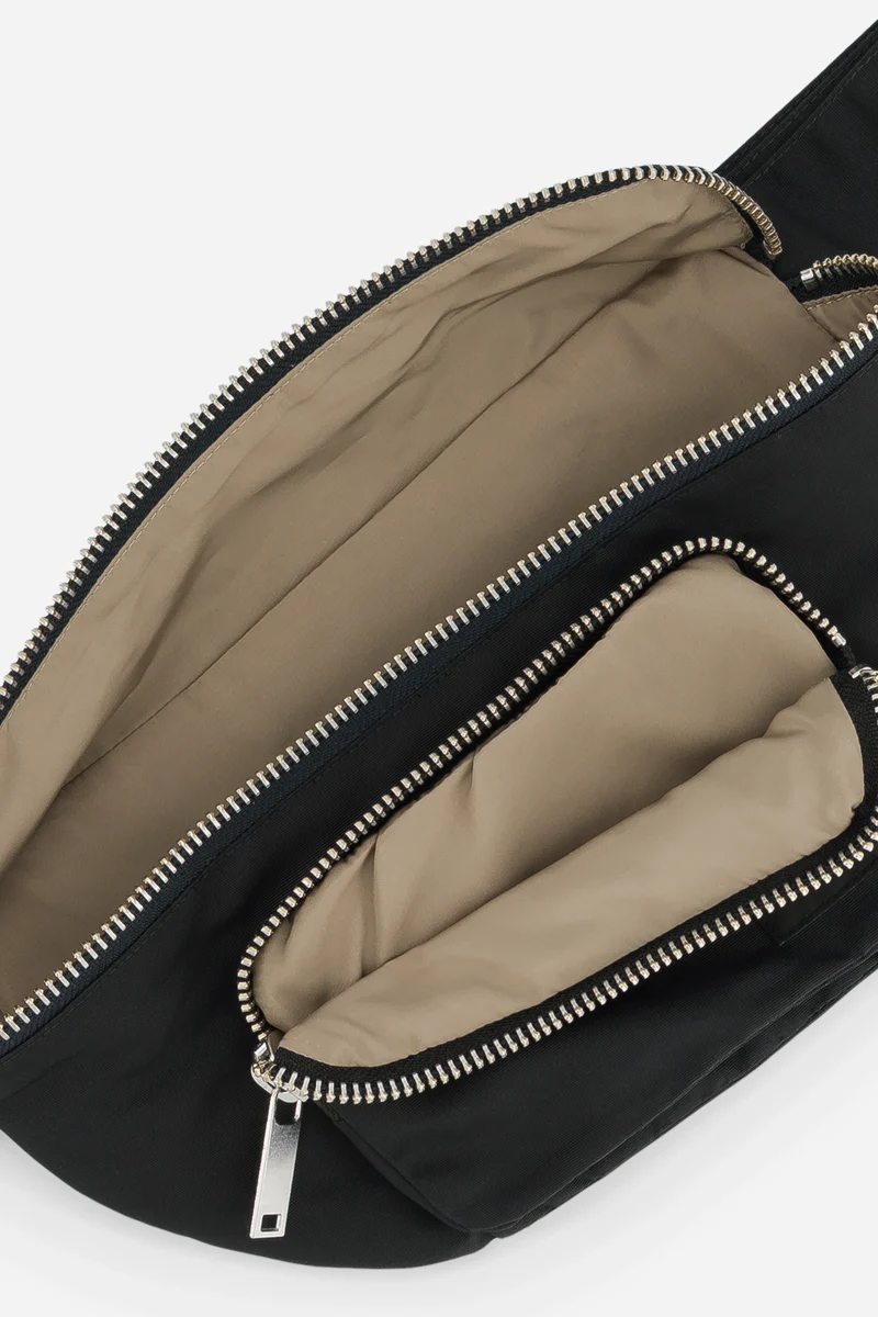 Joly le sac banane - Polyester recyclé Noir