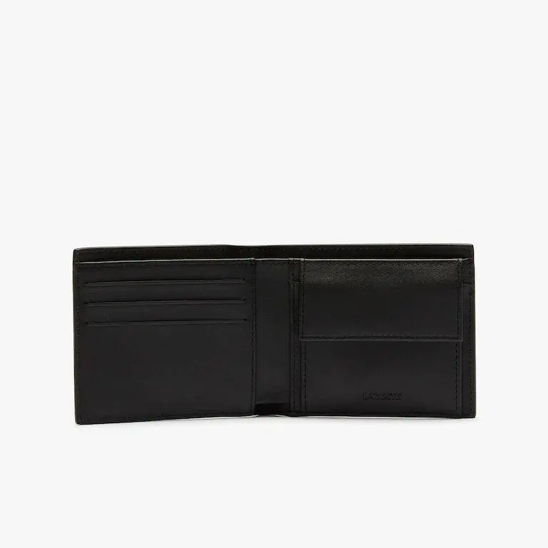 Lacoste Portefeuille italien cuir Fitzgerald Noir