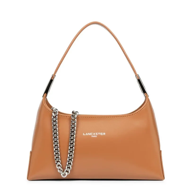 Lancaster Sac baguette Zippé S Suave Ace Camel