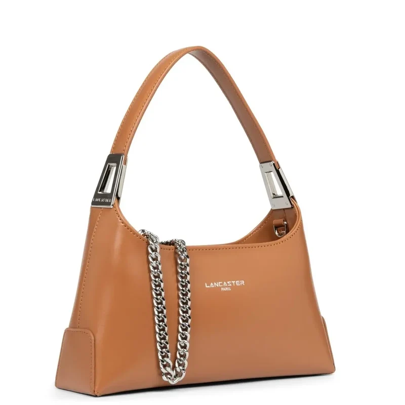 Lancaster Sac baguette Zippé S Suave Ace Camel