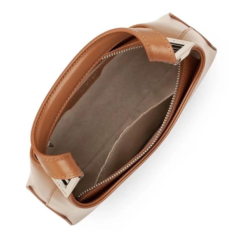 Lancaster Sac baguette Zippé S Suave Ace Camel