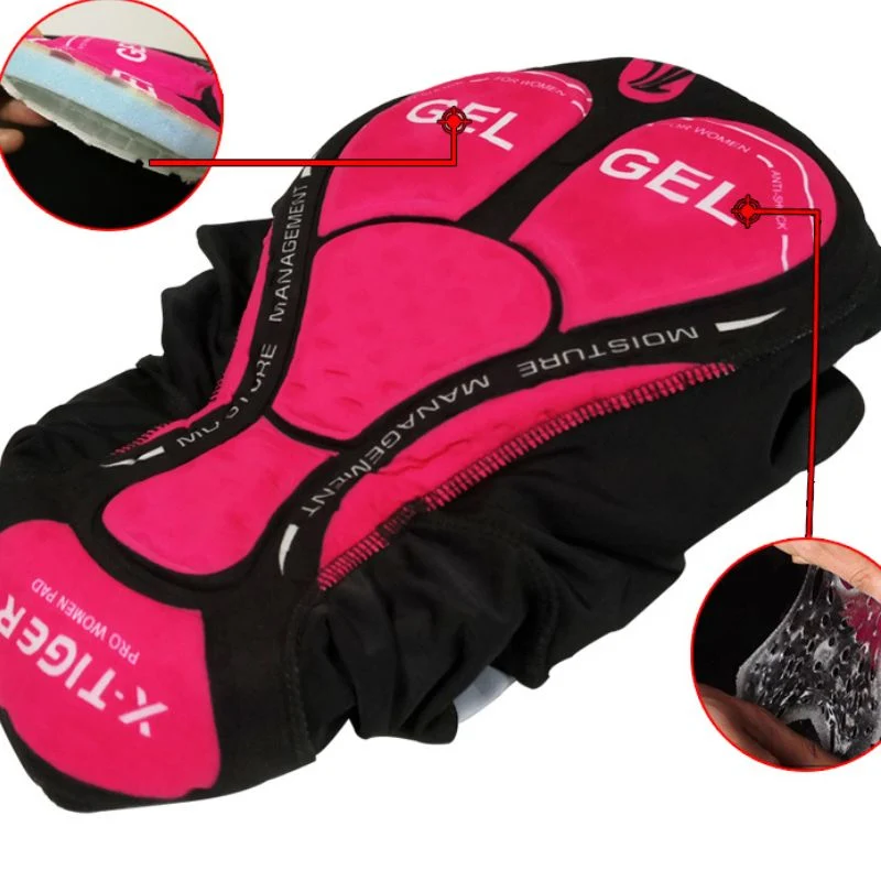 Tenues de cyclisme pour femmes⎮Combinaisons noir et rose