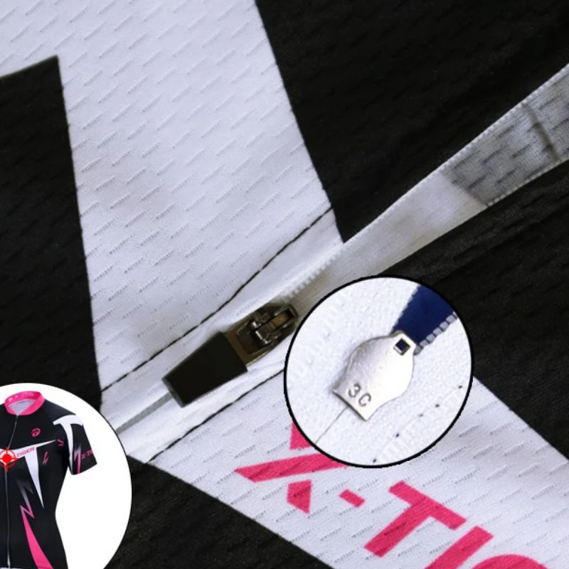 Tenues de cyclisme pour femmes⎮Combinaisons noir et blanc