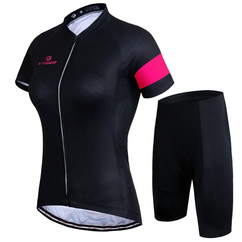 Tenues de cyclisme pour femmes⎮Combinaisons noir