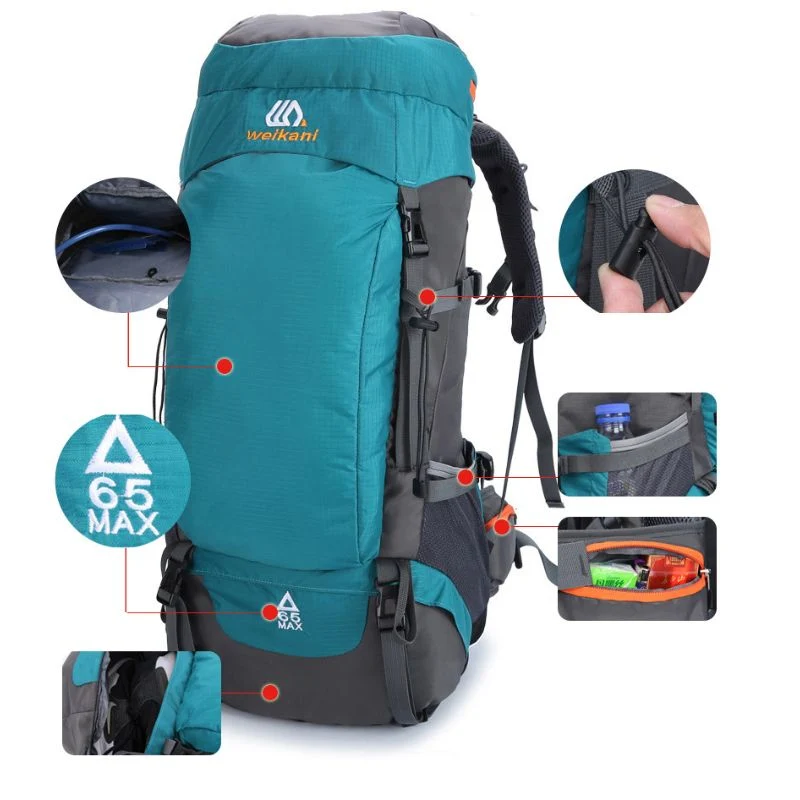 Sac à dos Randonnée 65 L | Imperméable & Grande Capacité