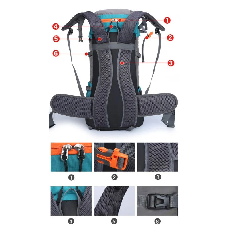 Sac à dos Randonnée 65 L | Imperméable & Grande Capacité