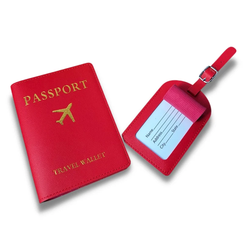 Protège Passeport + Étiquette valise⎮Bagages & Organisation