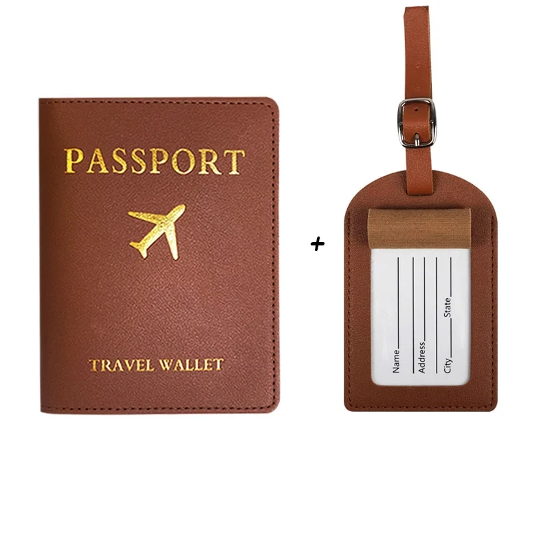 Protège Passeport + Étiquette valise⎮Bagages & Organisation