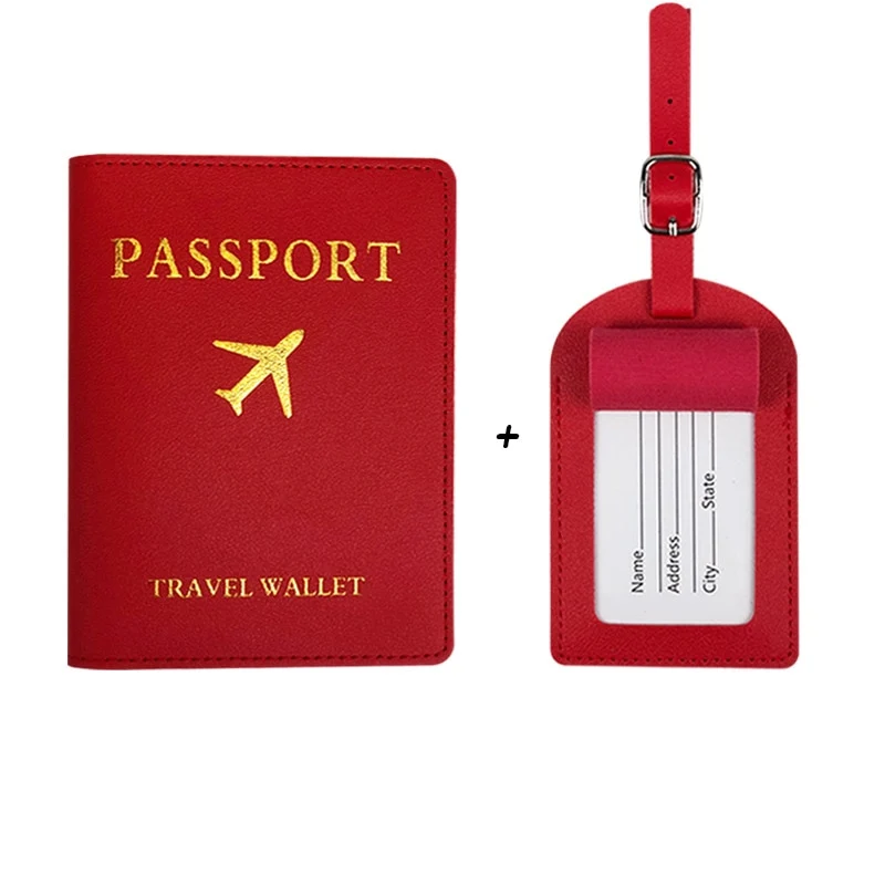 Protège Passeport + Étiquette valise⎮Bagages & Organisation