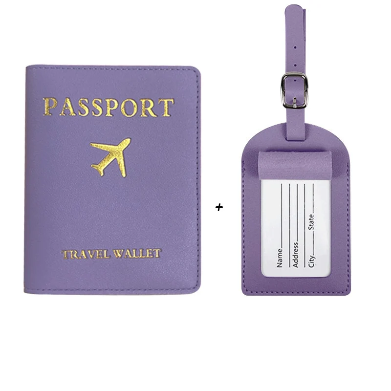 Protège Passeport + Étiquette valise⎮Bagages & Organisation