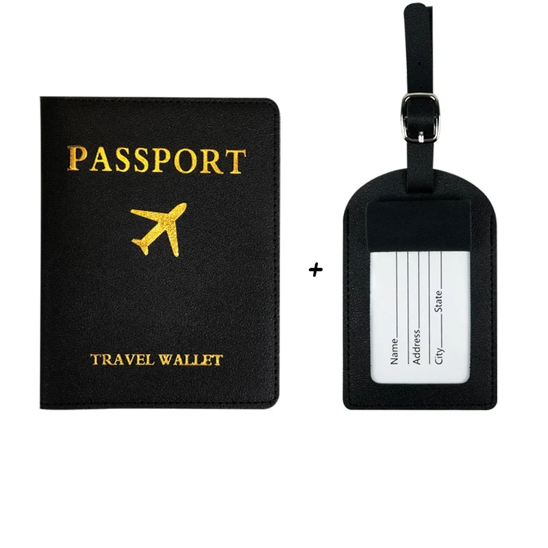 Protège Passeport + Étiquette valise⎮Bagages & Organisation