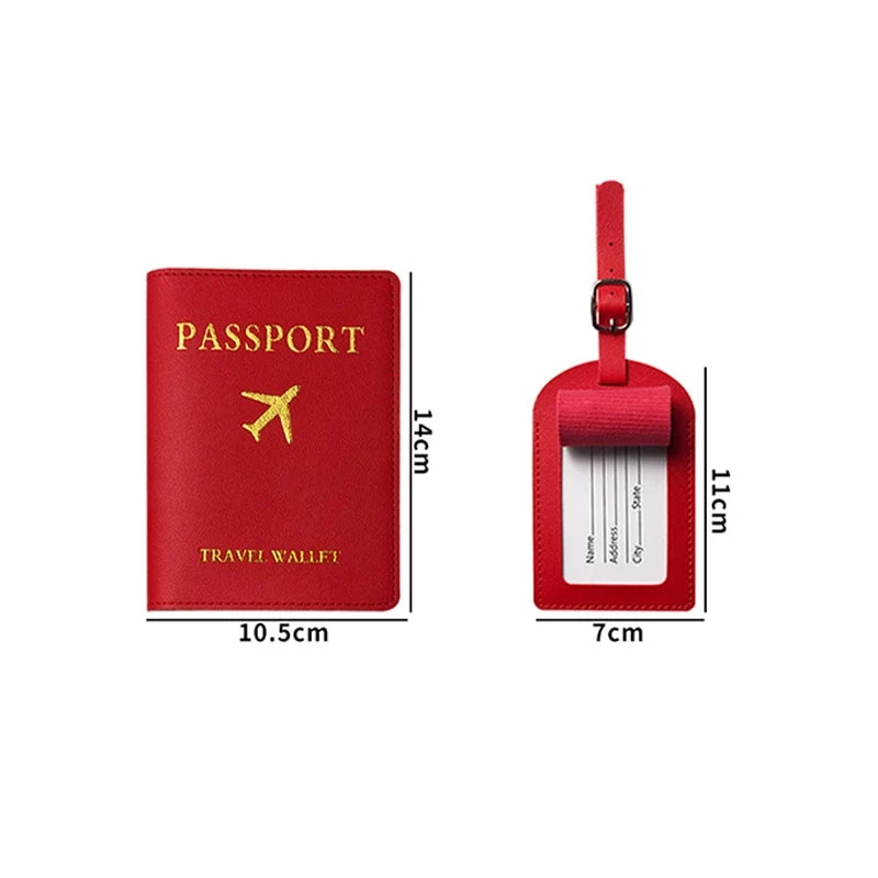 Protège Passeport + Étiquette valise⎮Bagages & Organisation