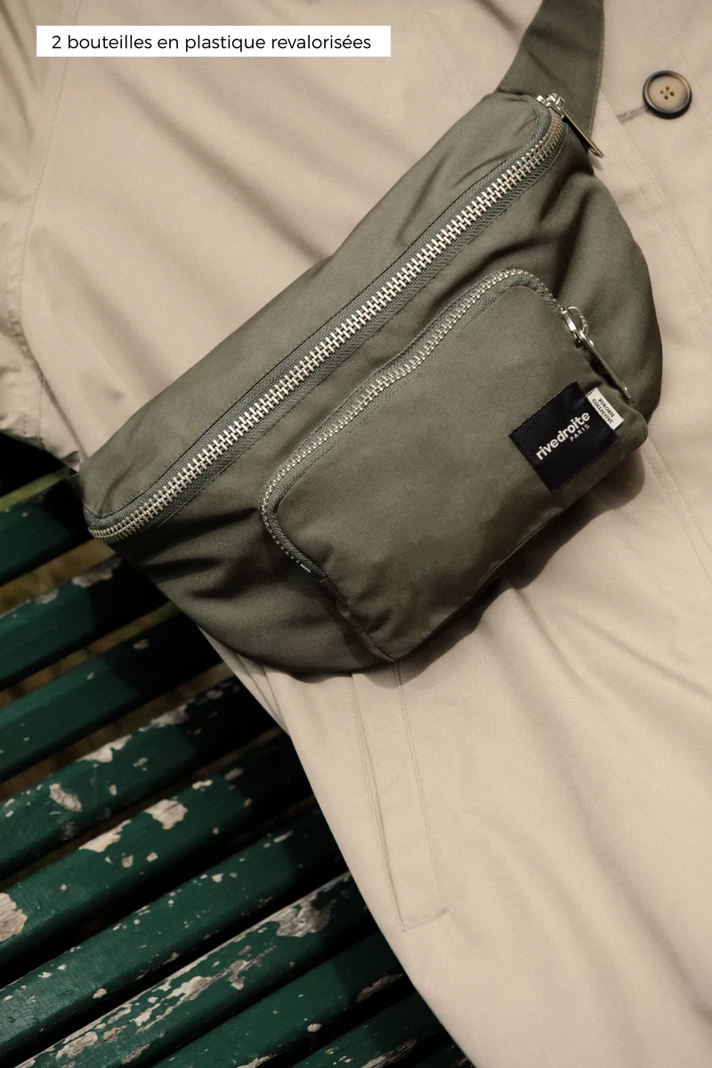 Joly le sac banane - Polyester recyclé Vert Kaki