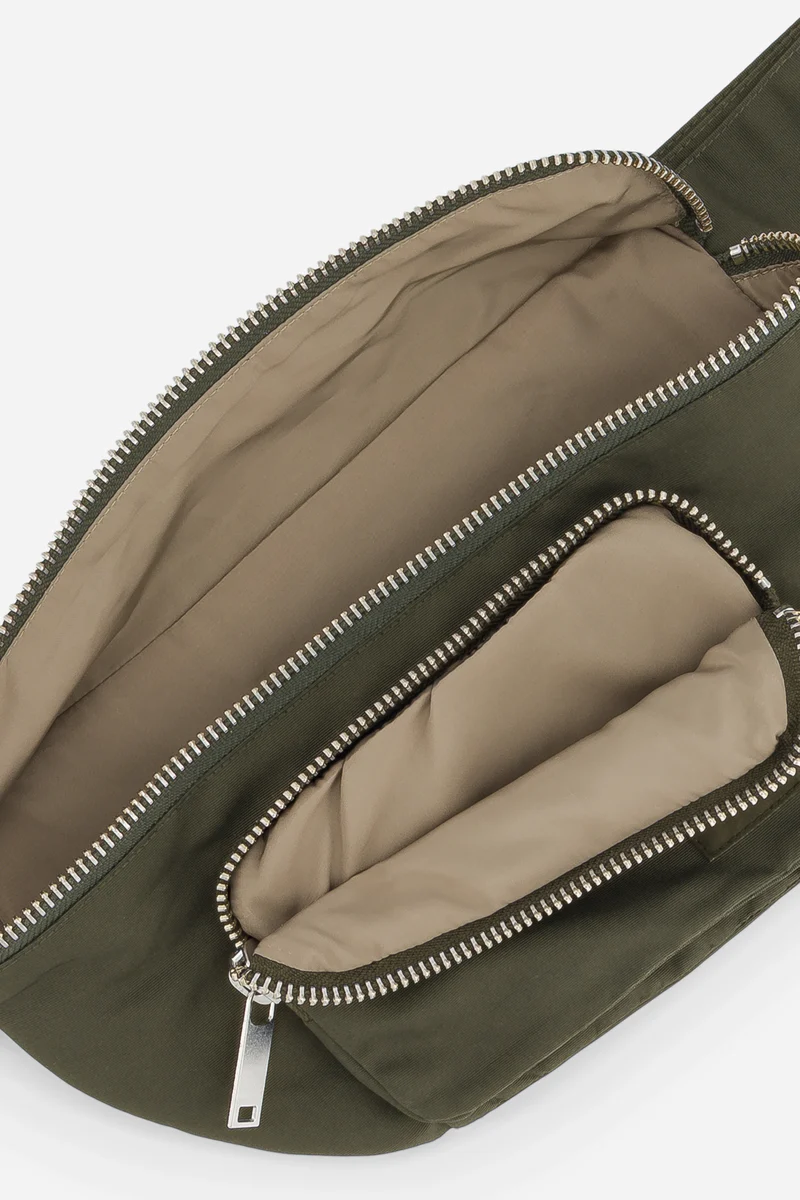 Joly le sac banane - Polyester recyclé Vert Kaki