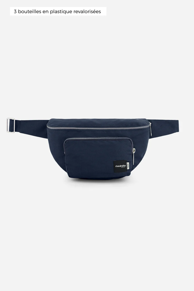 Joly XL le sac banane - Polyester recyclé Bleu Marine