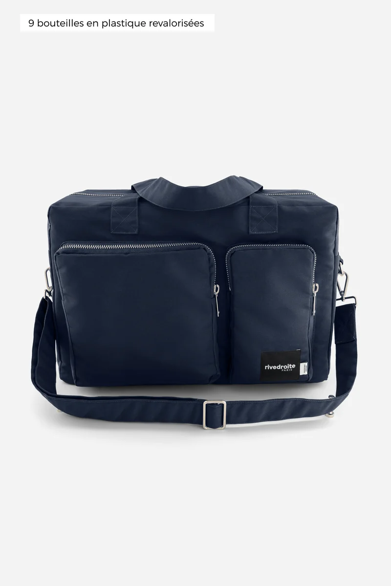 Keller le sac 24H - Polyester recyclé Bleu Marine