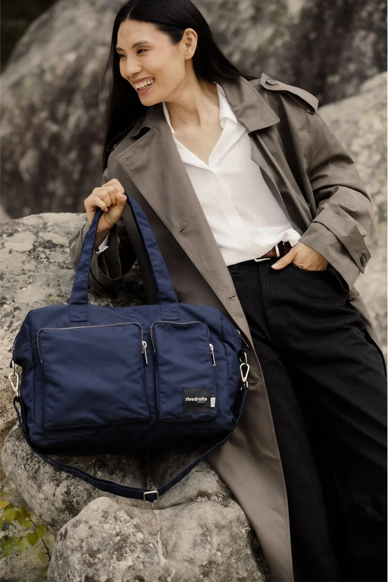 Keller le sac 24H - Polyester recyclé Bleu Marine