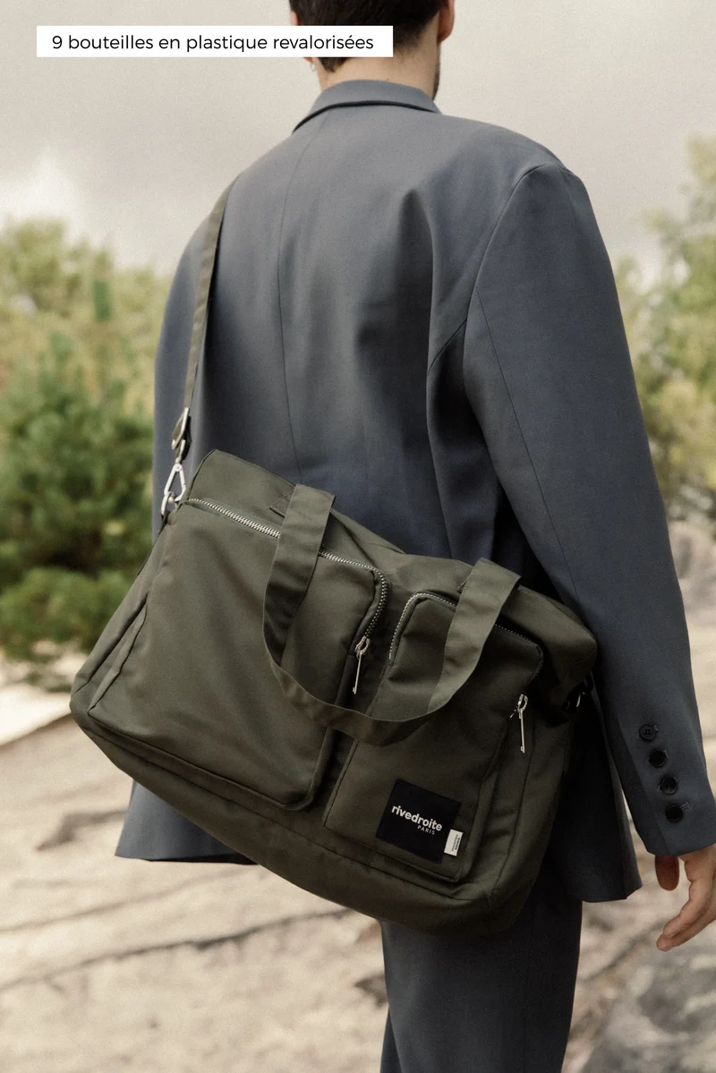 Keller le sac 24H - Polyester recyclé Vert Kaki