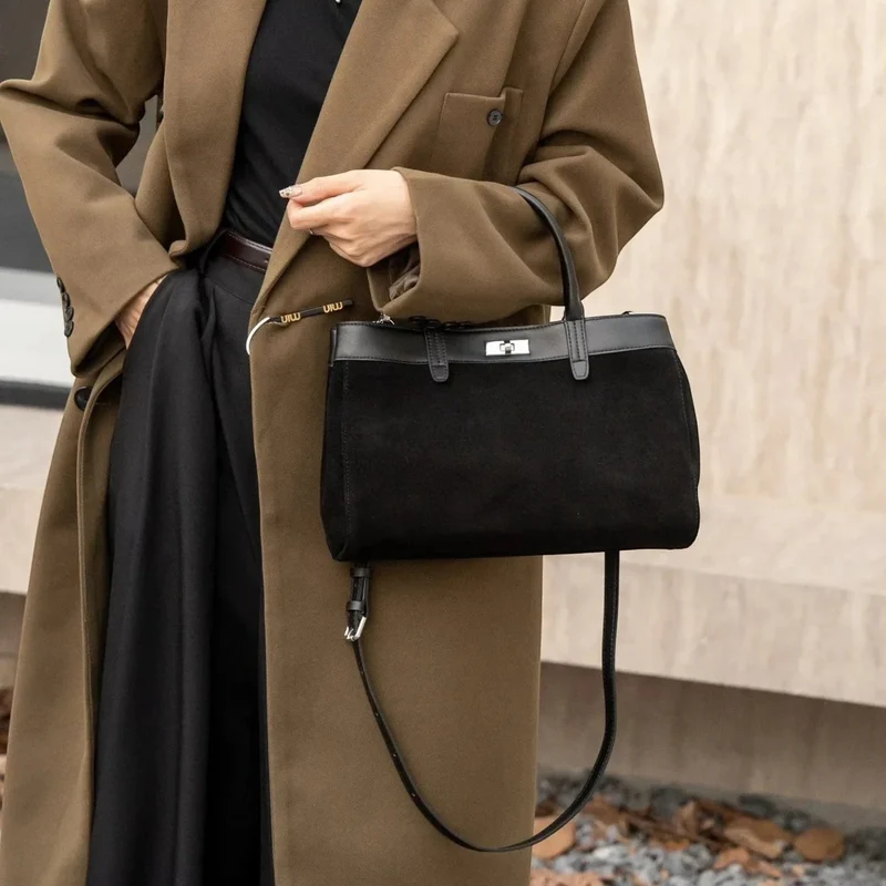 Sac À Main Femme Vintage Daim