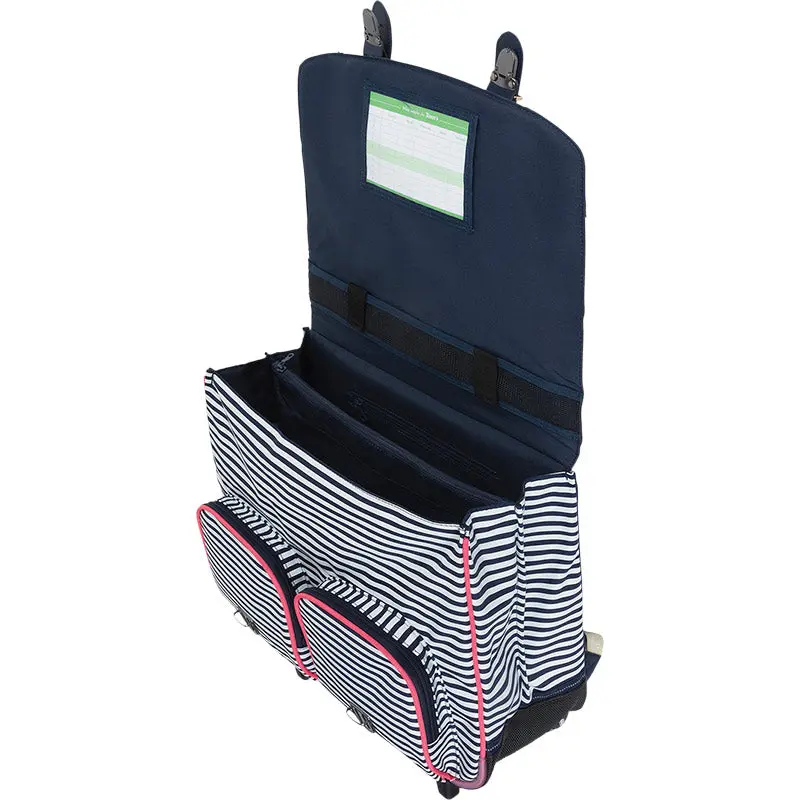TANN'S Trolley 41 Cm Les Fantaisies Enora Rose/Bleu Marine