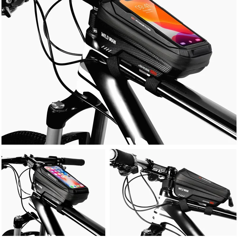 Accessoires de cyclisme⎮ Sacoche de téléphone pour cadre de vélo