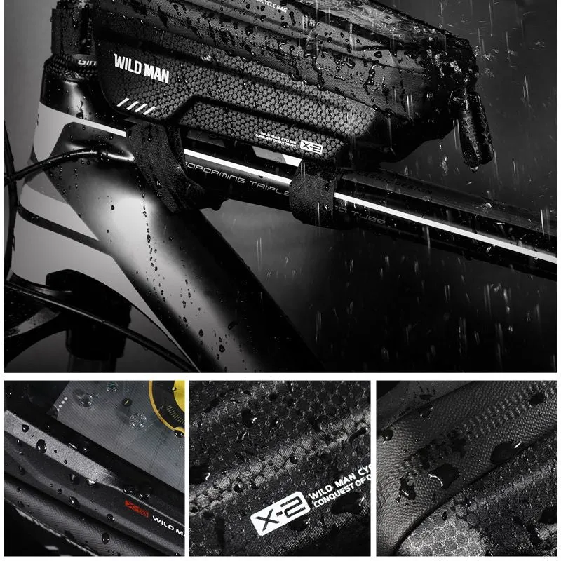 Accessoires de cyclisme⎮ Sacoche de téléphone pour cadre de vélo