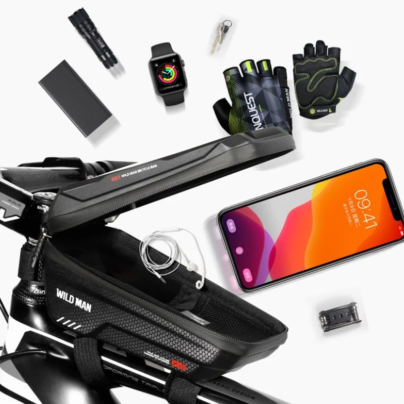 Accessoires de cyclisme⎮ Sacoche de téléphone pour cadre de vélo