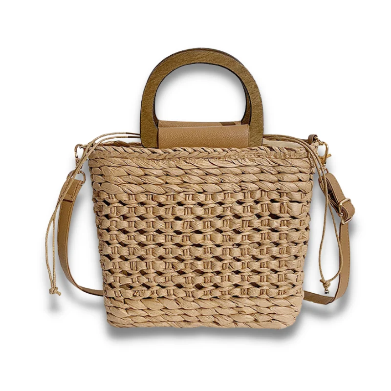 Sac à main de plage en paille pour femme⎮Summer & Chic