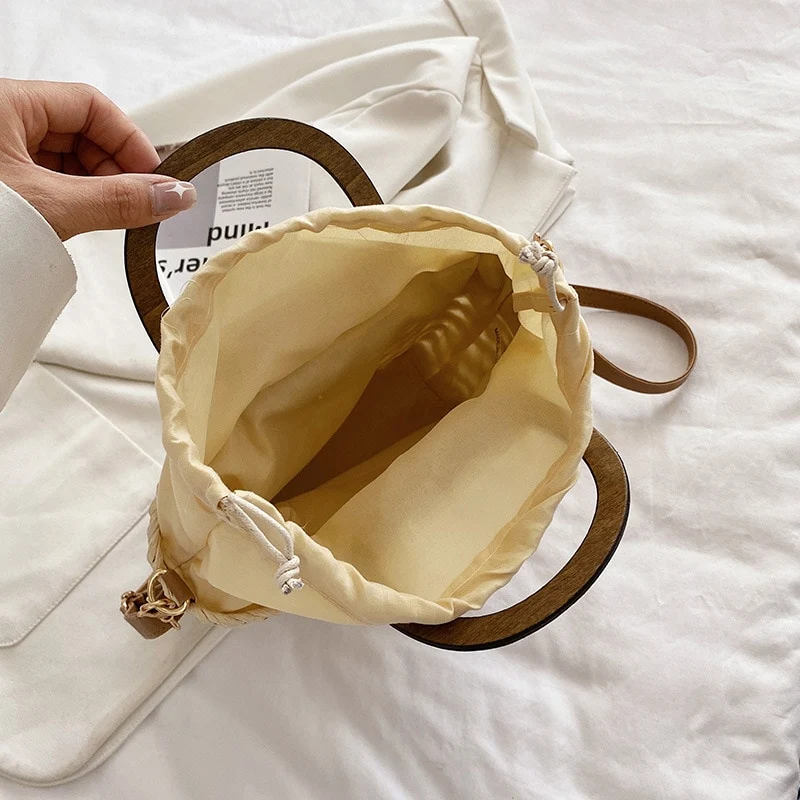 Sac à main de plage en paille pour femme⎮Summer & Chic