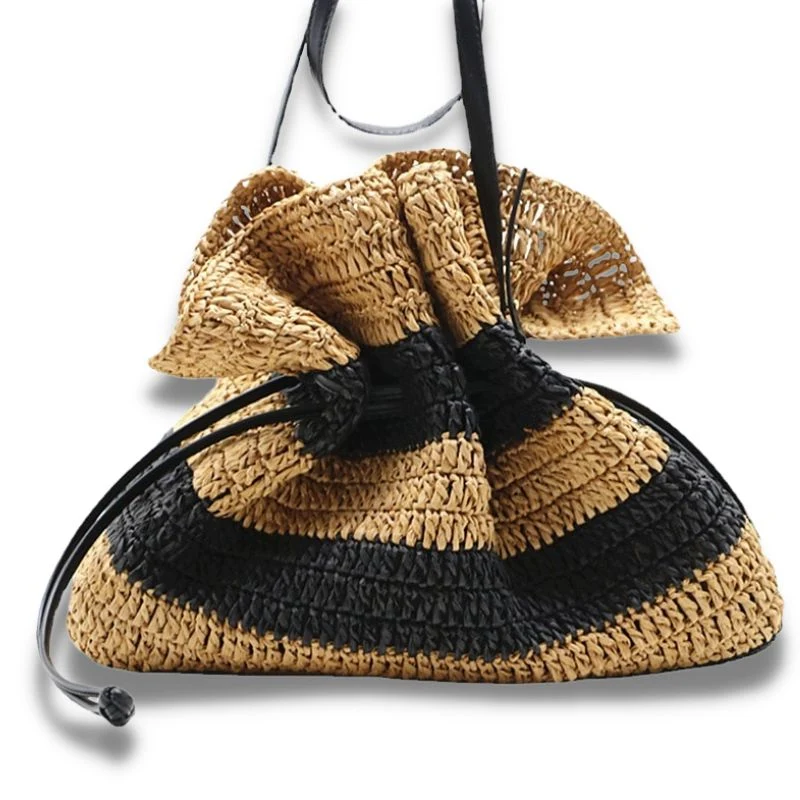 Sac en paille à bandoulière pour femme⎮Summer & Chic