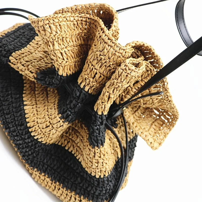 Sac en paille à bandoulière pour femme⎮Summer & Chic