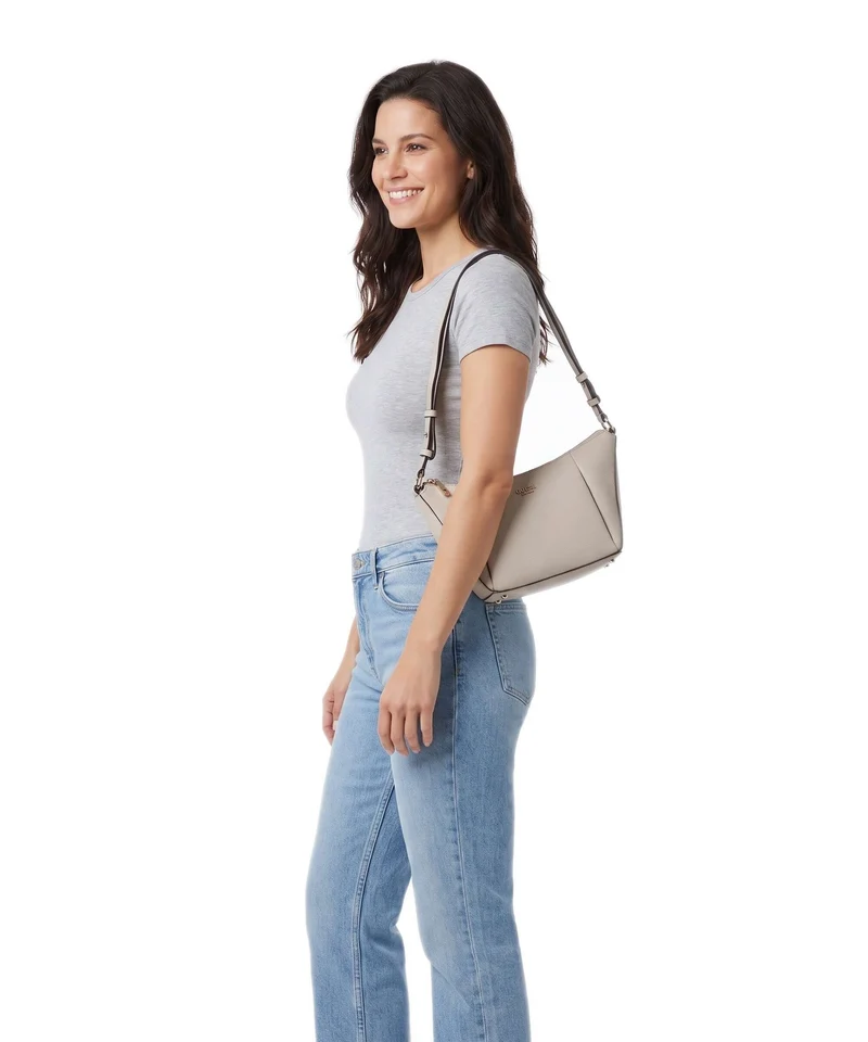 Guess Melody Sac porté épaule light taupe