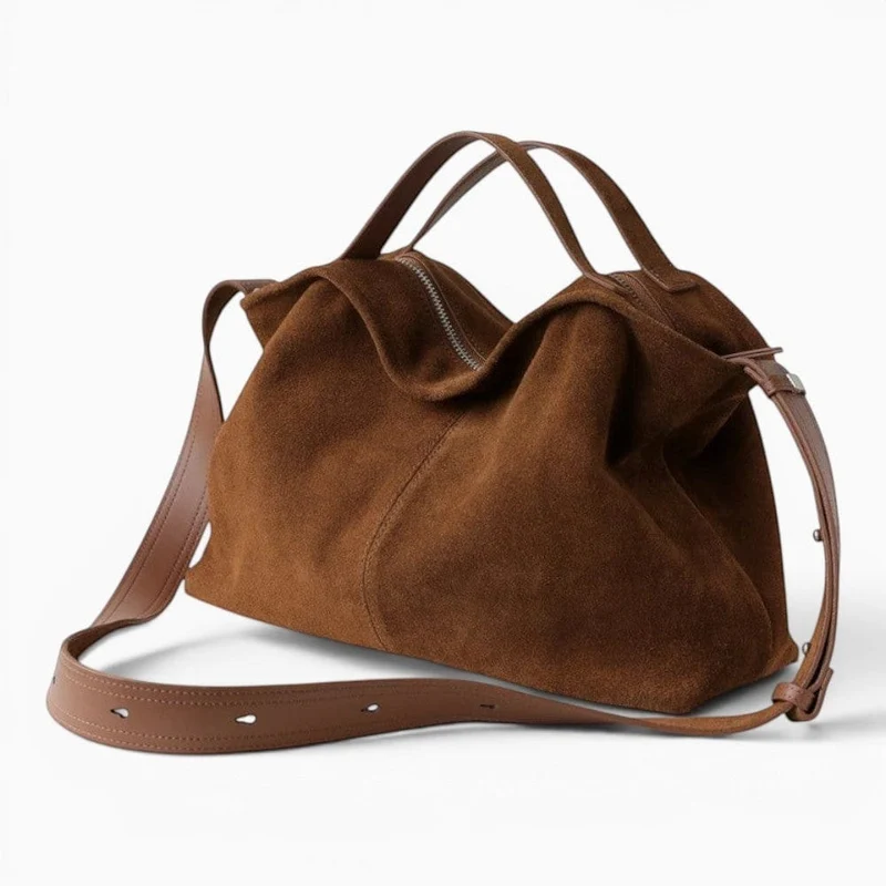 Sac À Main Femme Daim Bandoulière