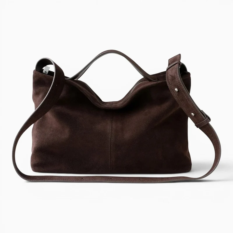 Sac À Main Femme Daim Bandoulière