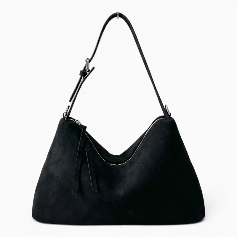Sac À Main Hobo Femme Daim