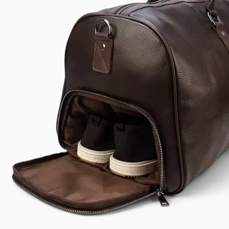 Grand Sac de Voyage en Cuir Homme