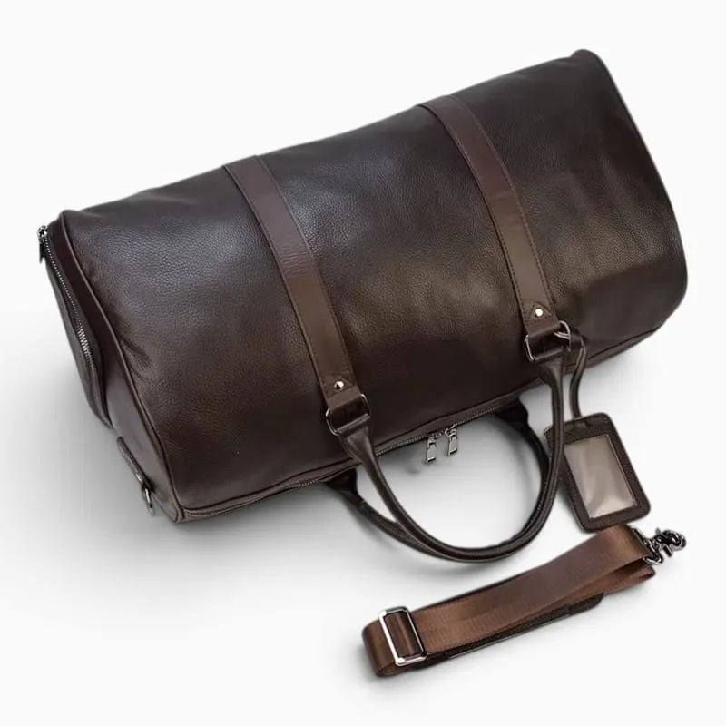 Grand Sac de Voyage en Cuir Homme