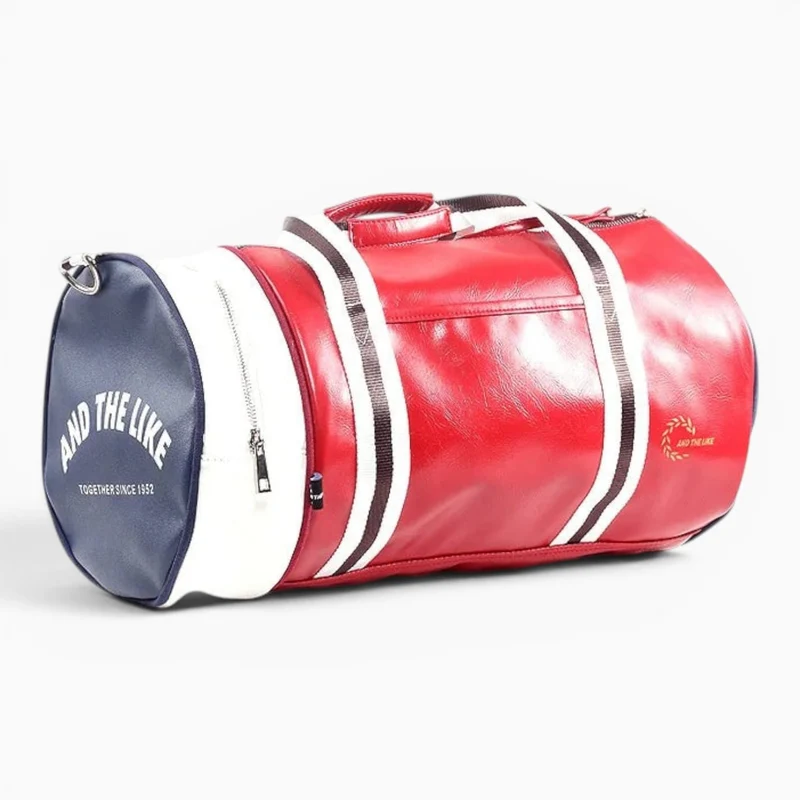 Sac De Sport Vintage Avec Compartiment Chaussures