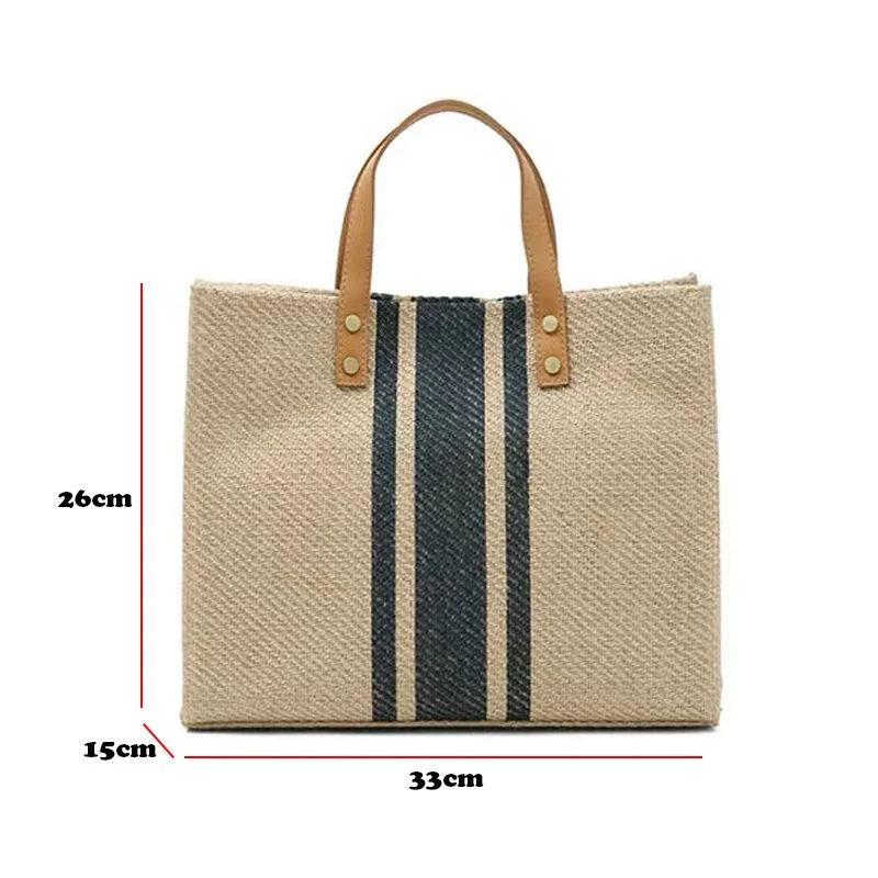 Sac en lin portable pour femme⎮Summer & Chic