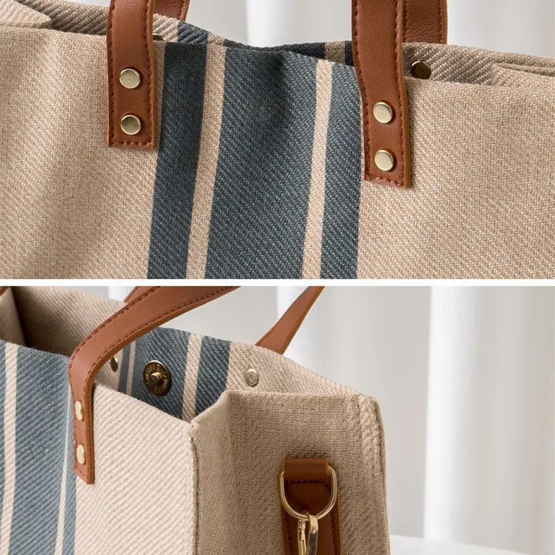 Sac en lin portable pour femme⎮Summer & Chic