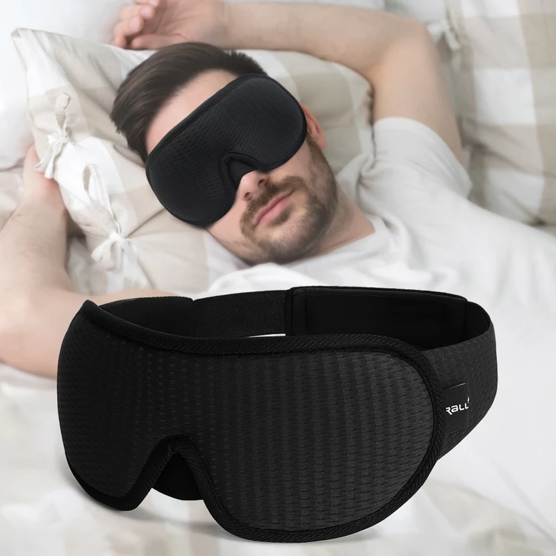 Aides au sommeil⎮Masque de sommeil 3D confort voyages