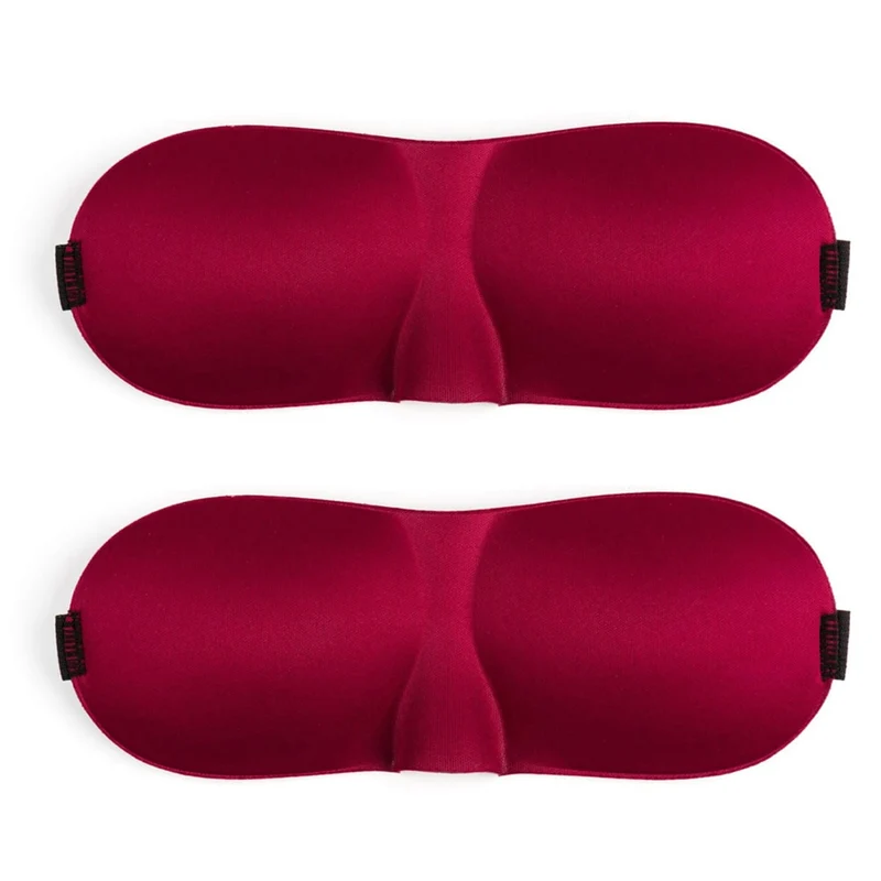 Aides au sommeil⎮ Masque de sommeil 3D en lot de 2 pour voyages